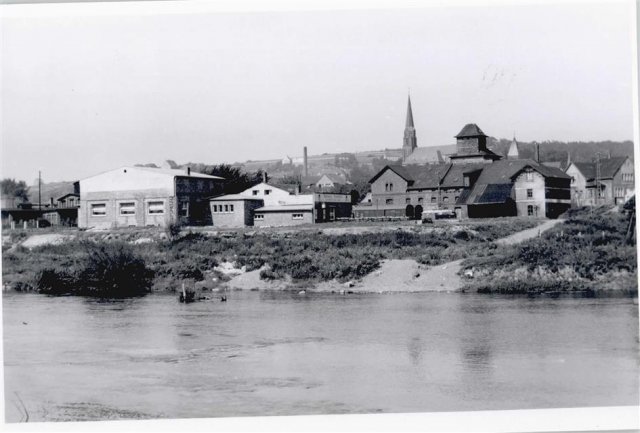 Ansicht Schöntaler Eisenwerke von der Ruhr